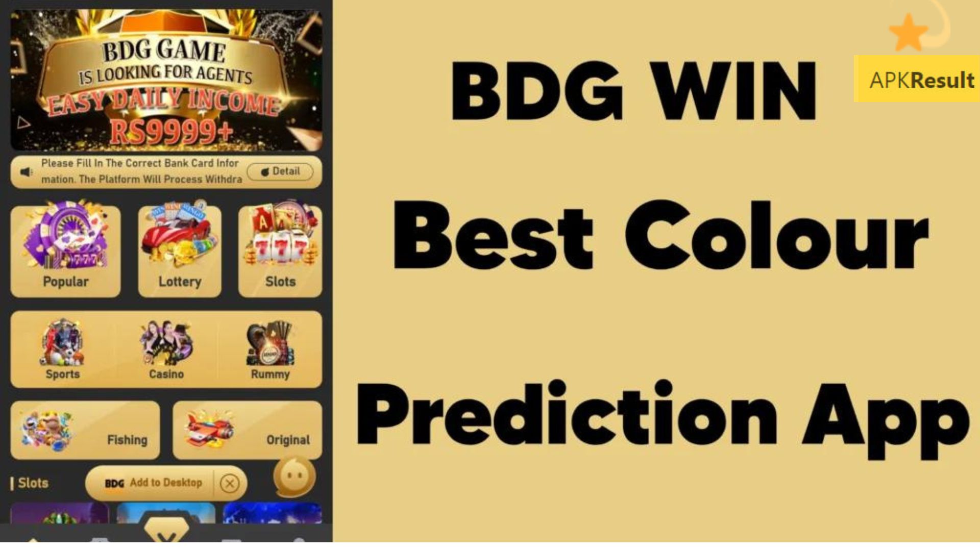 BDG Win App