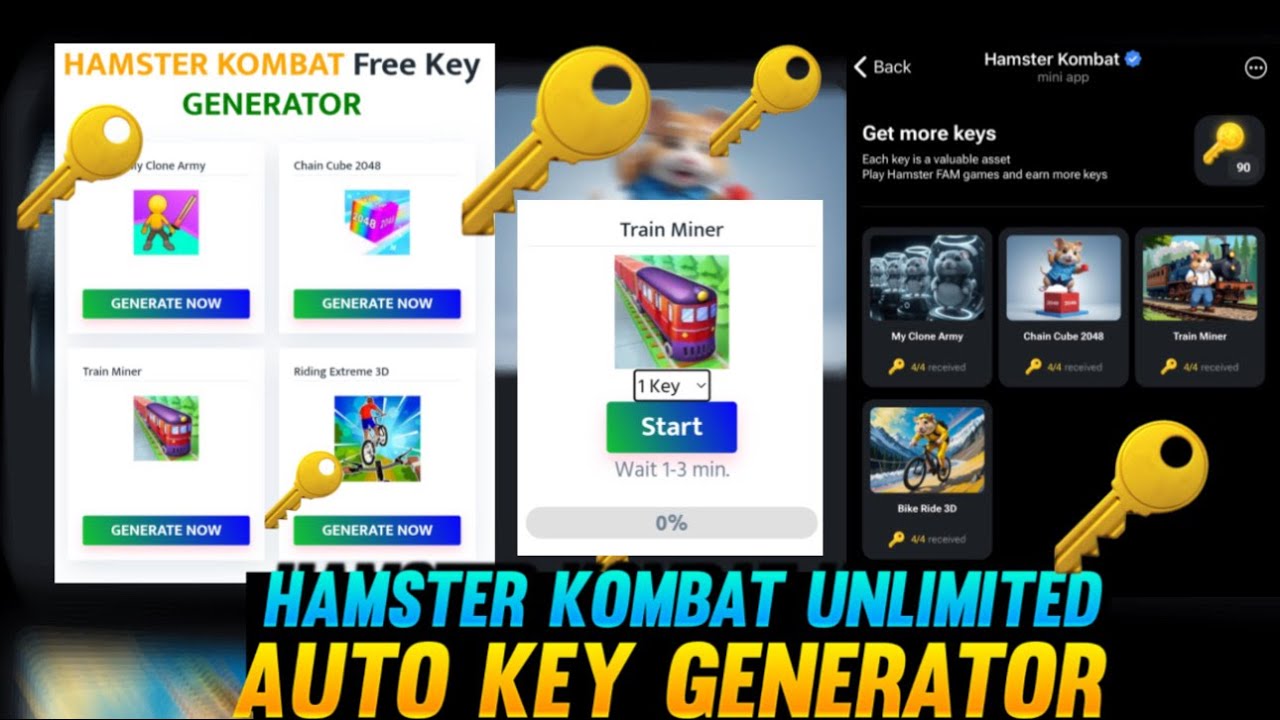 Hamster Kombat Key Generator APK 2024