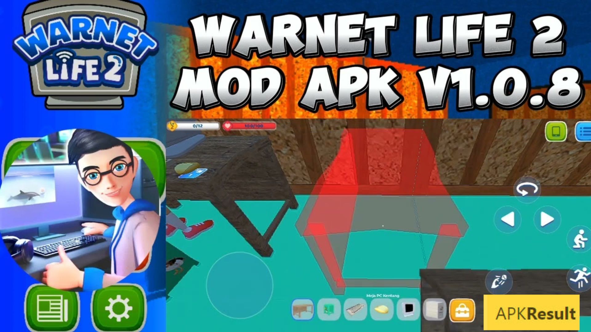 Warnet Life 2 Mod APK