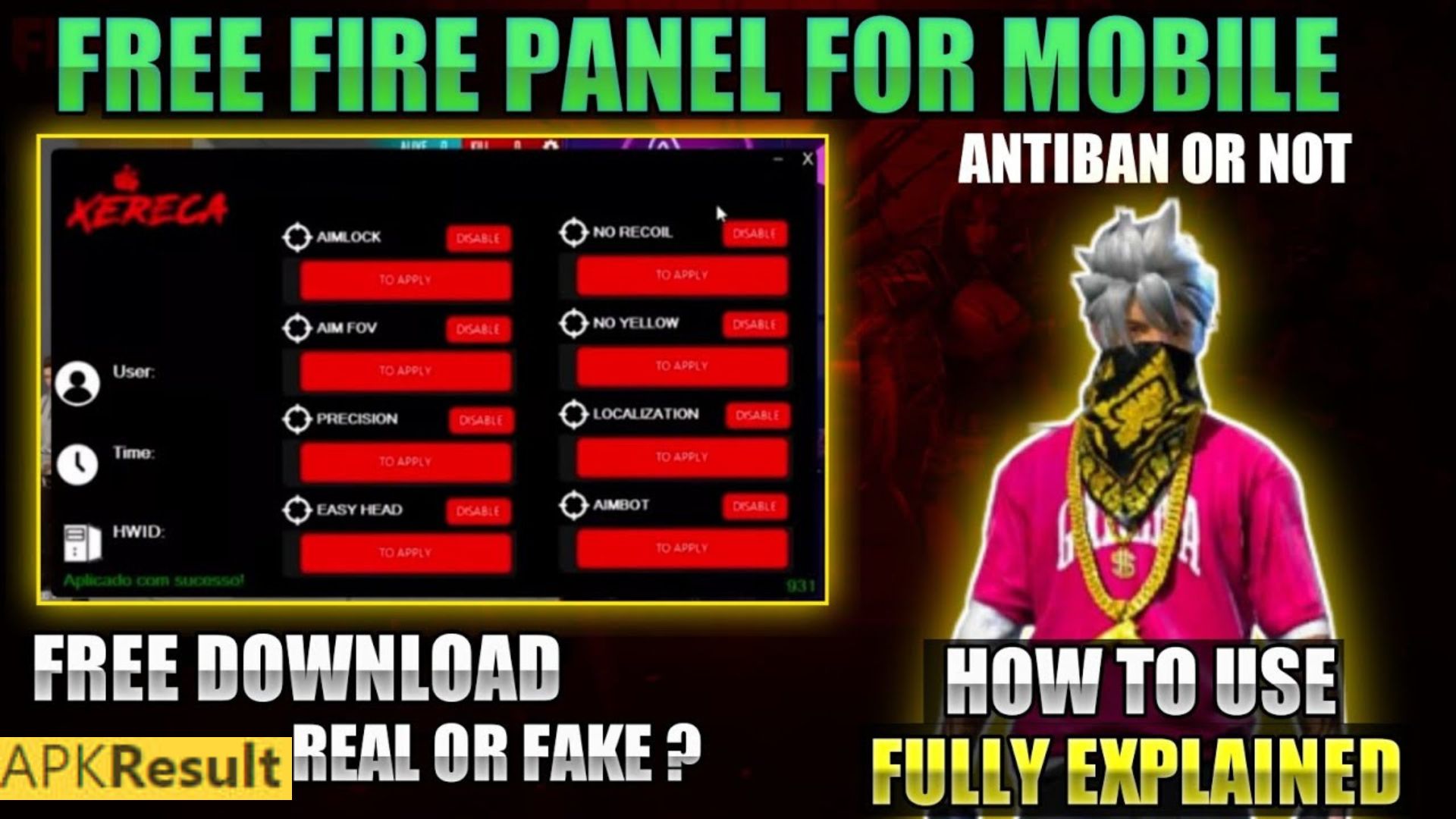 XPRO Panel Free Fire APK 2024